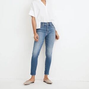 Madewell 10” High Rise Skinny Crop Jeans, Size 31